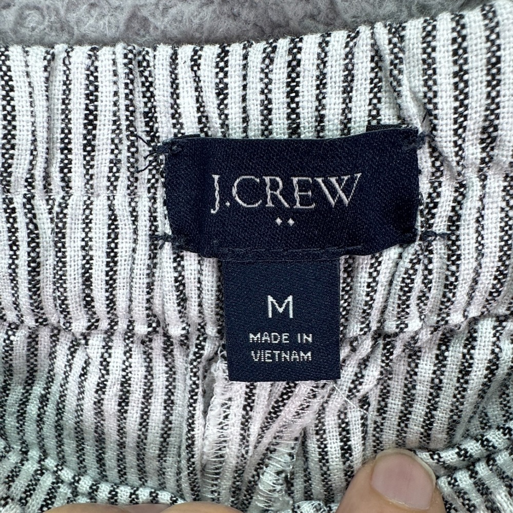 J Crew Shorts Womens M Linen Viscose Lounge Pull On Beachy Coastal Resort Preppy - Picture 3 of 8